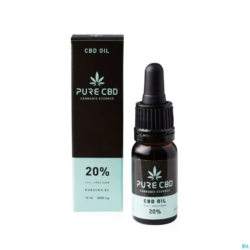 Pure CBD Oil Full Spectrum 20% | Hoogwaardige CBD-olie 1000mg 10ml