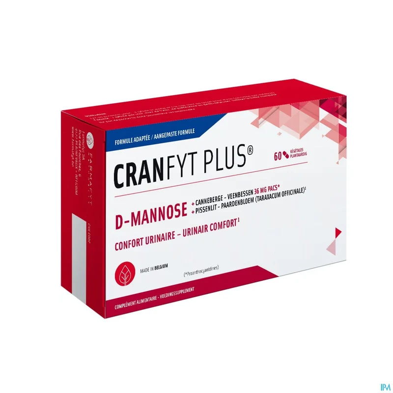 Cranfytplus V-caps | 60 vegetarische capsules | Urinair comfort