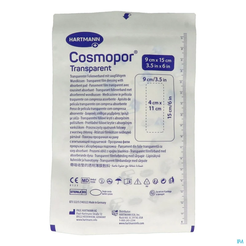 Cosmopor Transparent 9x15cm 5