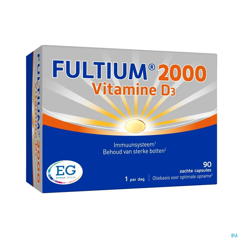 Fultium D3 2000 | 90 zachte capsules | Vitamine D supplement
