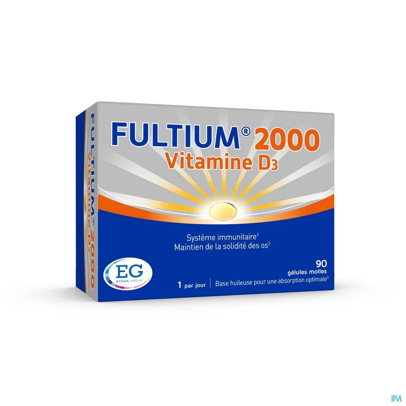 Fultium D3 2000 | 90 zachte capsules | Vitamine D supplement