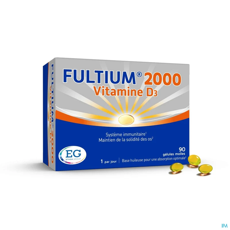 Fultium D3 2000 | 90 zachte capsules | Vitamine D supplement