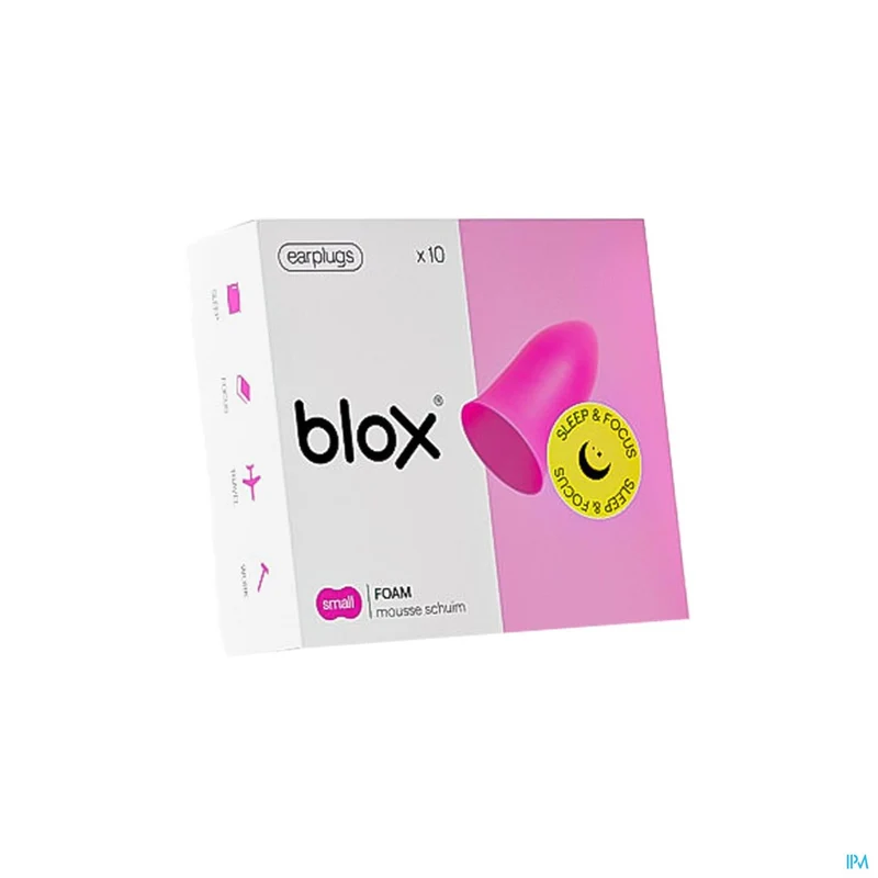 Blox Sleep Schuim Small | 5 paar roze oordopjes | Gehoorbescherming