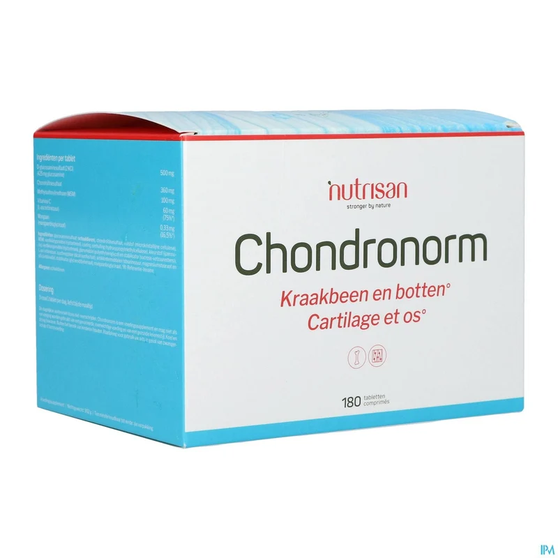 Nutrisan Chondronorm Comp 180 - Krachtige Ondersteuning voor Gezonde Gewrichten en Botten