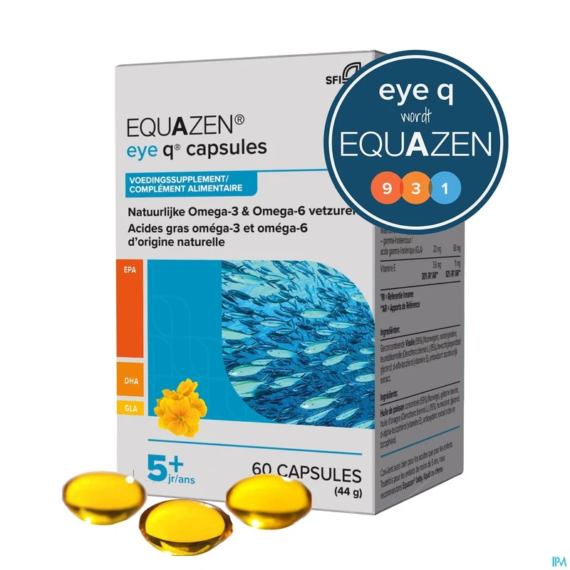 Equazen Omega 3/6 Pot Caps 60