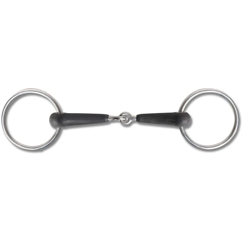 Waldhausen Mors de Filet 15mm Simple Brisé en Caoutchouc