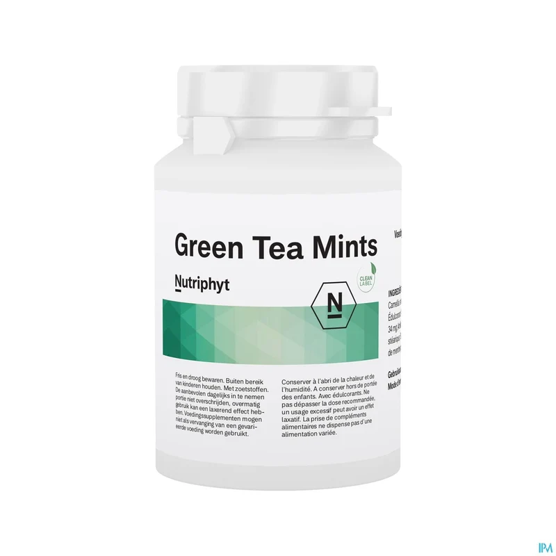 Green Tea Mints | 120 kauwtabletten | Natuurlijke weerstand