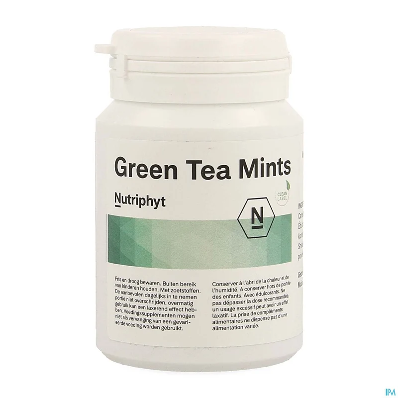 Green Tea Mints | 120 kauwtabletten | Natuurlijke weerstand