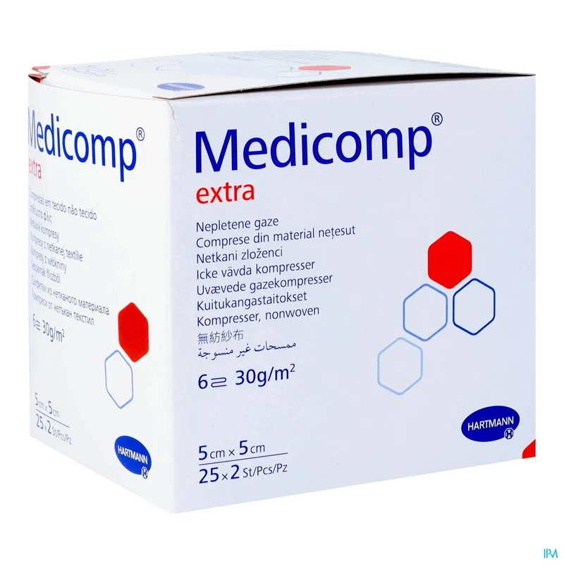 Medicomp Kp Ster Extra 6l 5x5cm 30g 25x2