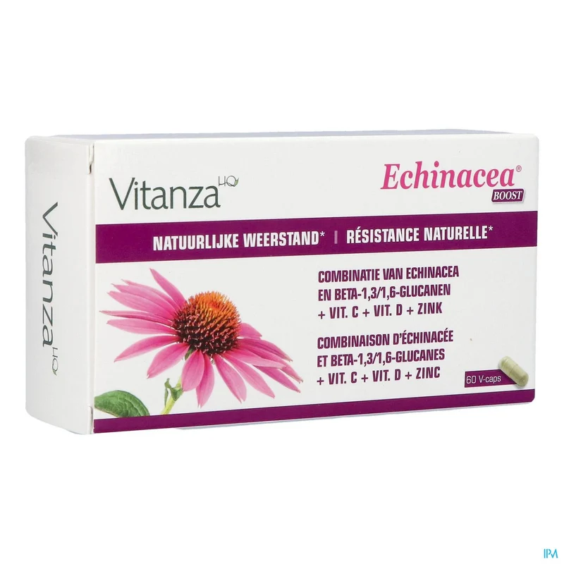 Vitanza HQ Echinacea Boost | 60 V-caps | Weerstandsondersteuning