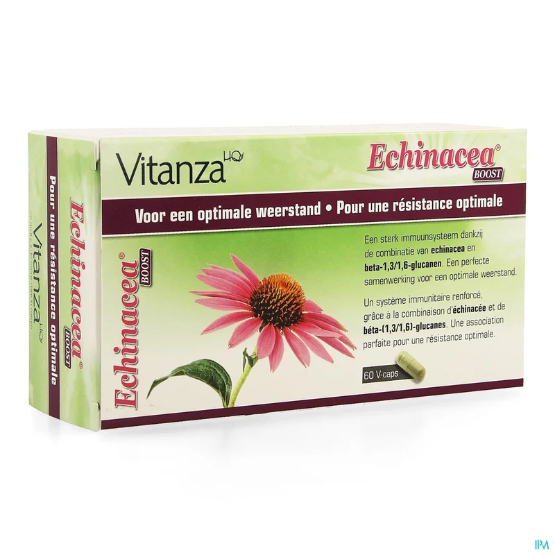 Vitanza HQ Echinacea Boost | 60 V-caps | Weerstandsondersteuning