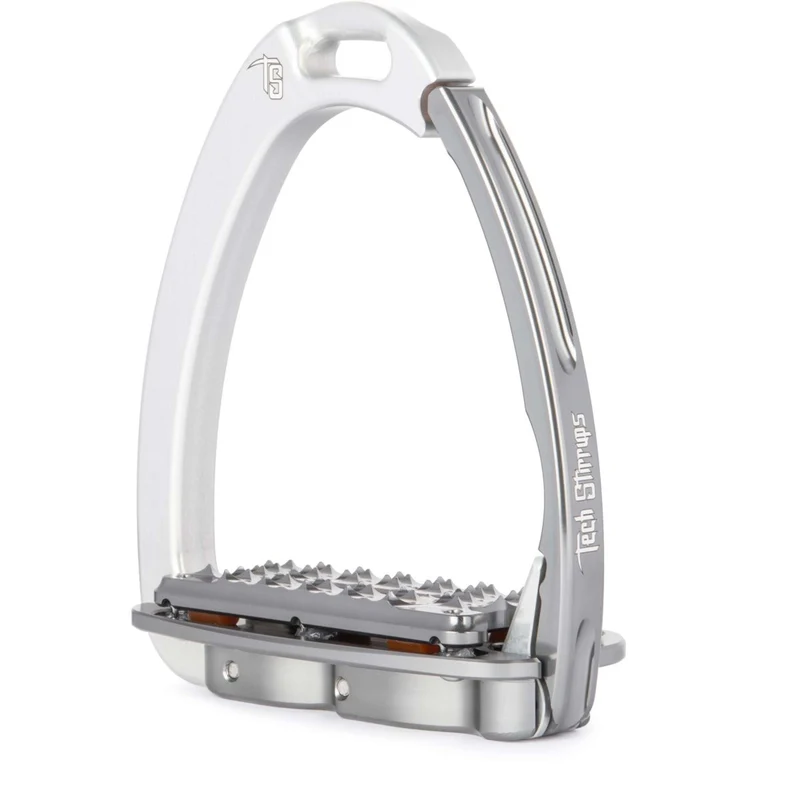 Tech Stirrups Étriers Venice Plus EVO Argent/Titane