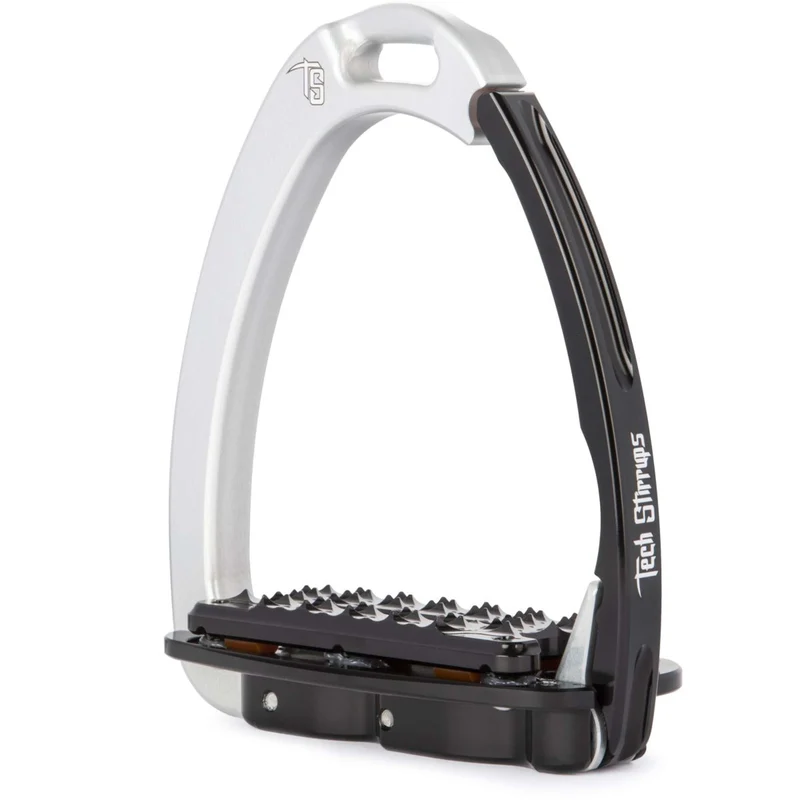 Tech Stirrups Étriers Venice Plus EVO Argent/Noir