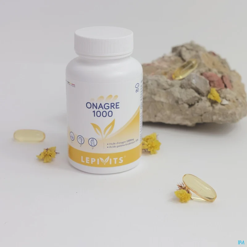 Lepivits Teunisbloemolie 1000mg | 60 capsules | Voedingssupplement