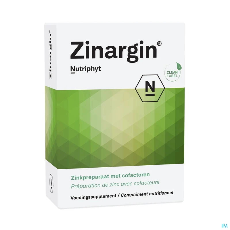 Zinargin | 60 tabletten | Voedingssupplement met zink en arginine