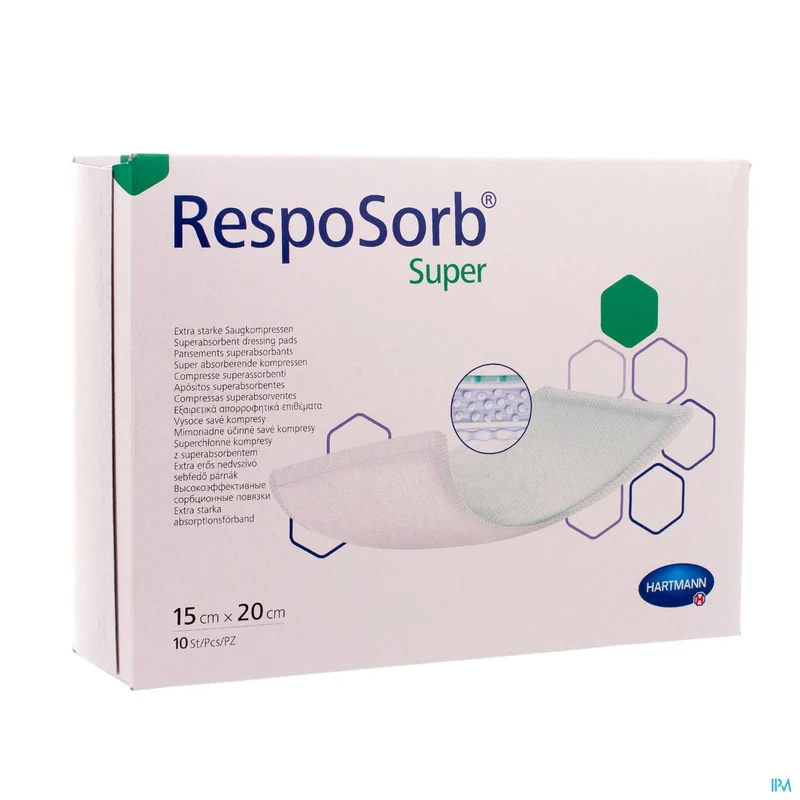 Resposorb Super 15x20cm 10 P/s