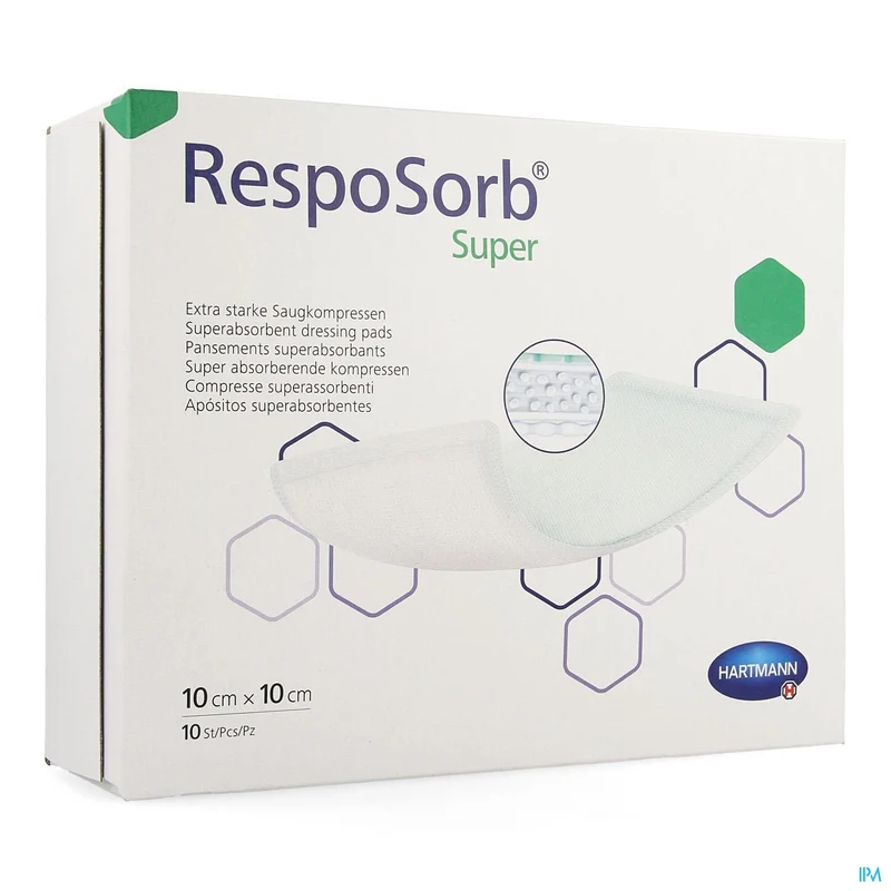 Resposorb Super 10x10cm 10 P/s