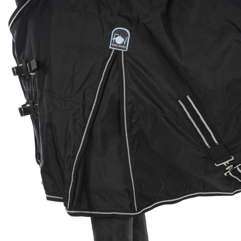 Riding World Couverture Imperméable Oxford 300D Fleece Doublure 0g Noir