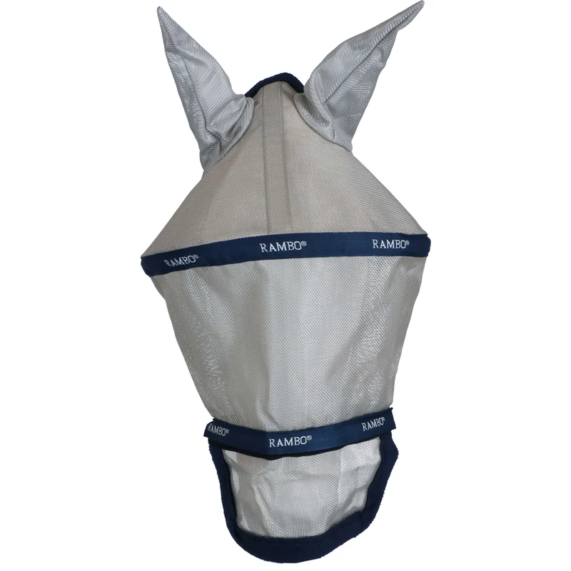 Rambo Fly Mask Plus Marin/Argente