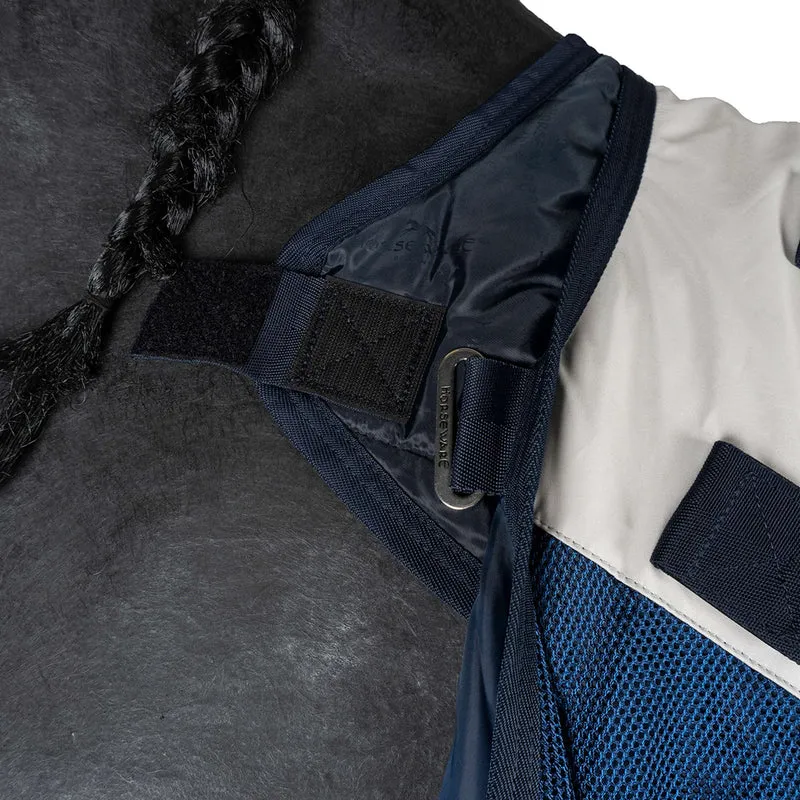Rambo Chemise Turnout 0g Summer Series Marine/Gris