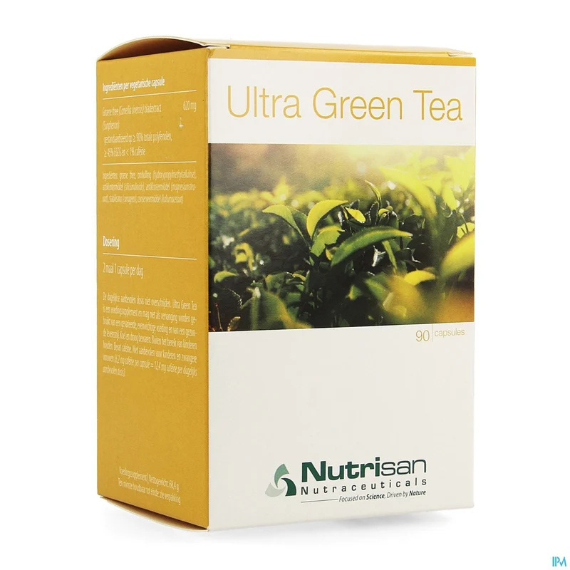 Nutrisan Ultra Green Tea | 90 V-caps | Antioxidant Supplement