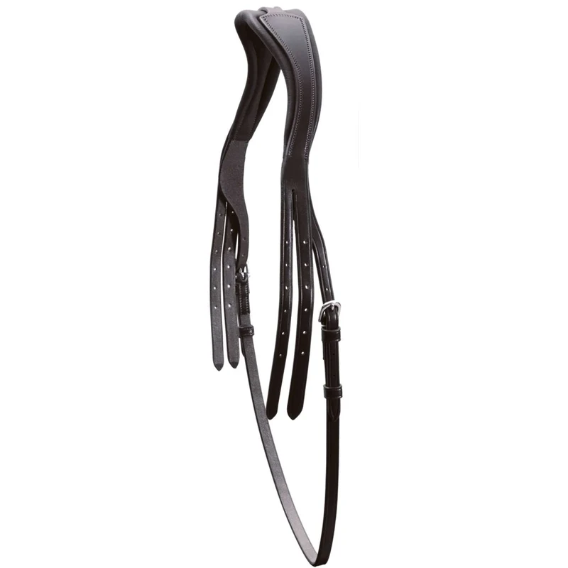 Schockemöhle Pièce de Tête Select avec Sous-Gorge Noir/Argent