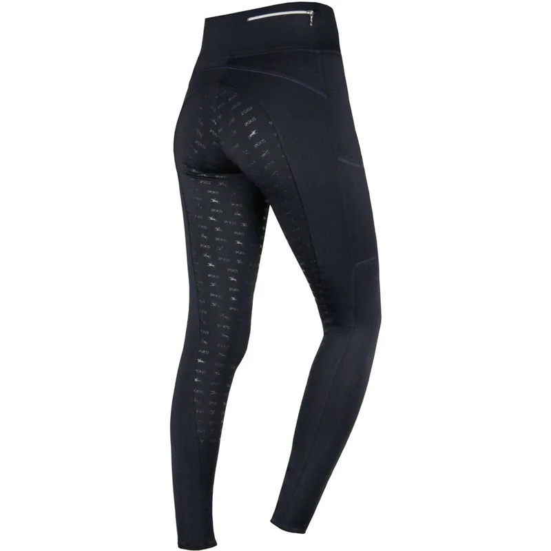 Schockemöhle Legging d'Équitation Equinox Pocket Full Grip Ocean