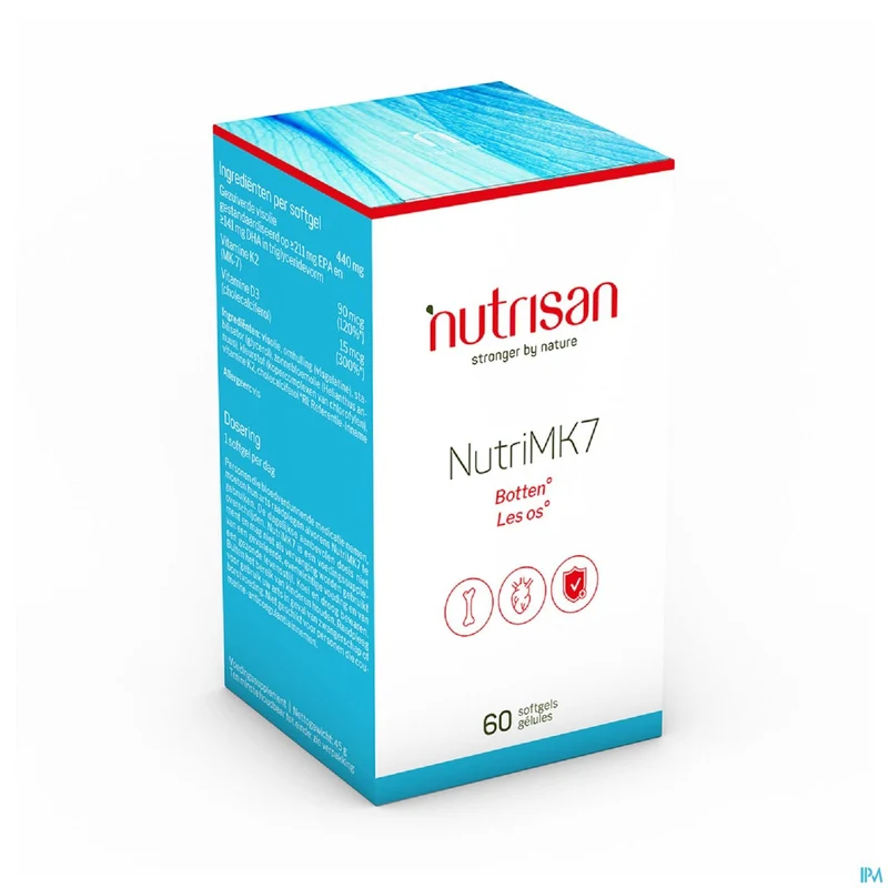 Nutrisan Nutri Mk7 Nf - Vitamine K2, D3 & Omega-3 voor Bot- en Hartgezondheid