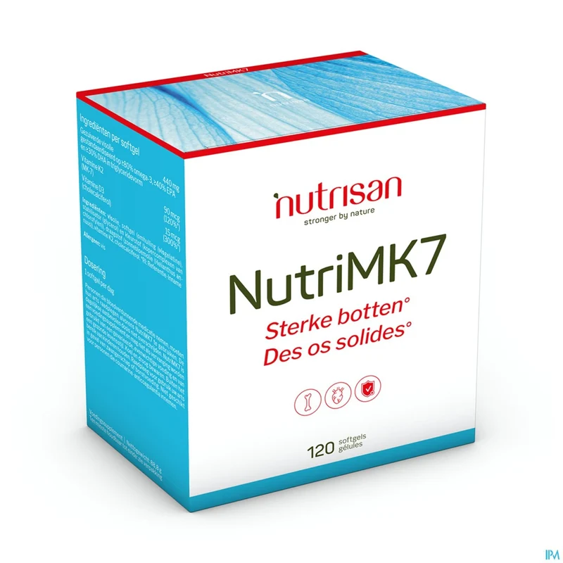 Nutrisan Nutri Mk7 Nf | 120 Softgels | Vitamine K2, D3 & Omega-3