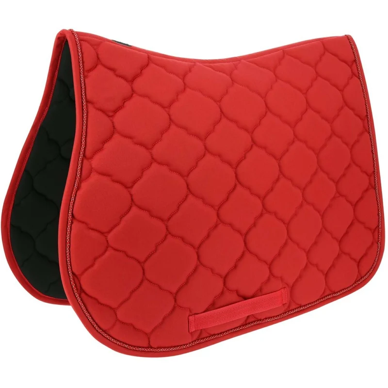 Riding World Tapis de Selle Rope Rouge