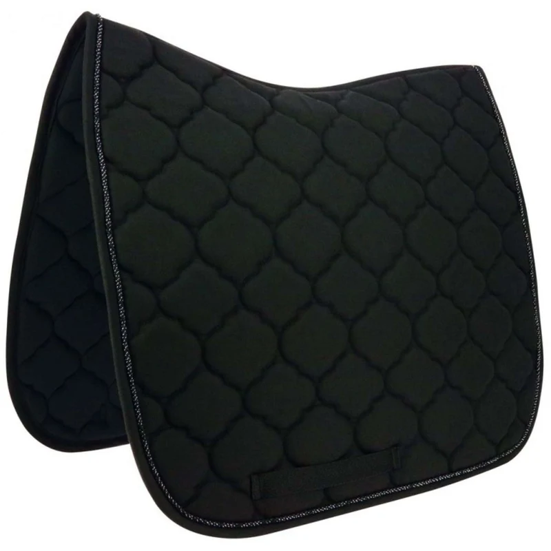 Riding World Tapis de Selle Rope Dressage Noir