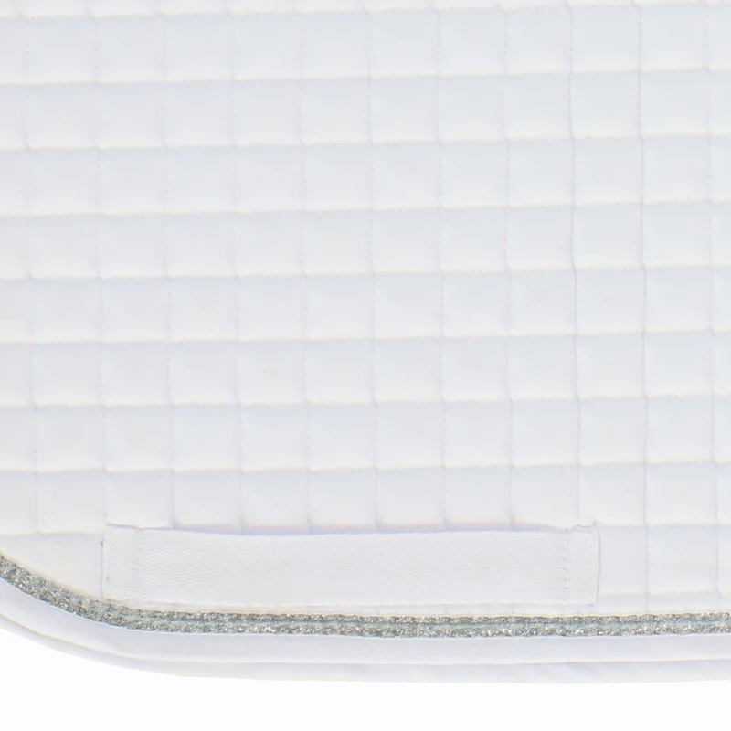 Riding World Tapis de Selle Girly Dressage Blanc