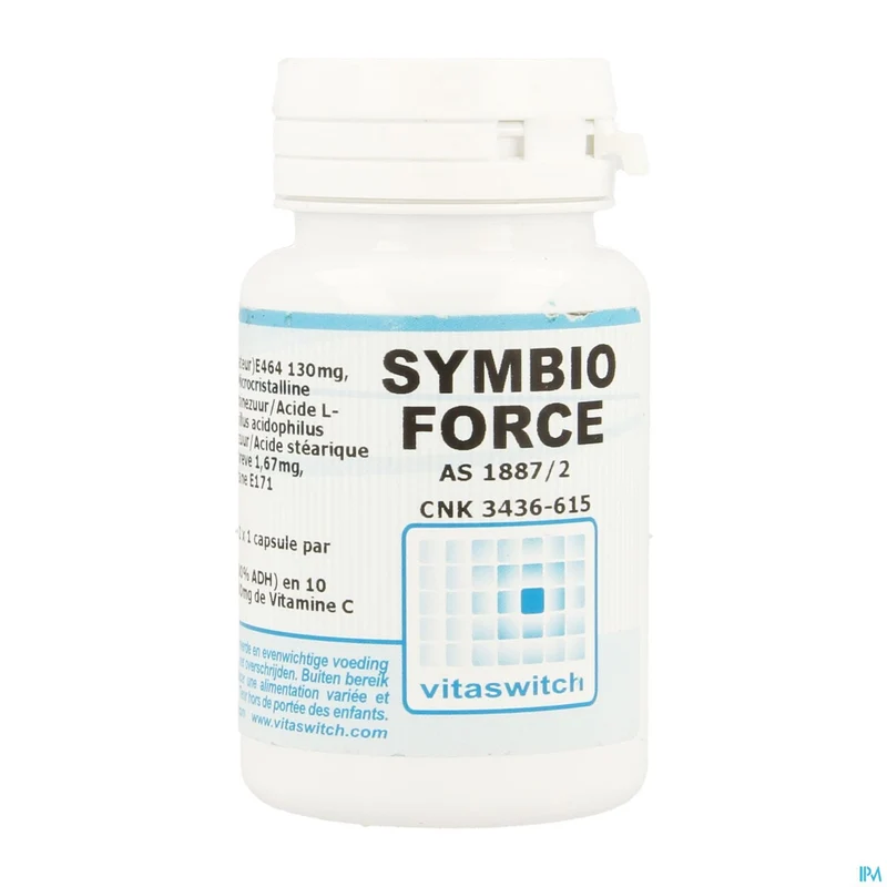 Symbioforce Caps 60 | Probiotica Mix 10 Stammen | Darmflora Ondersteuning