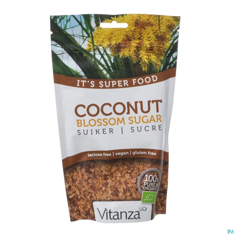Vitanza Coconut Blossom Sugar Bio - Biologische Bruine Suiker met Lage GI