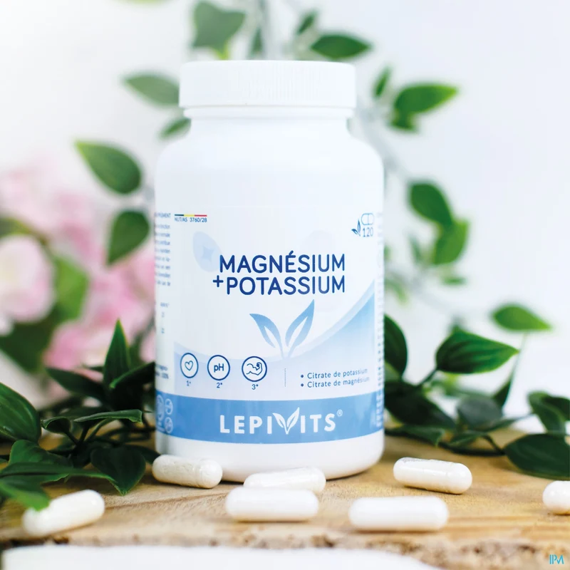 Lepivits Magnesium + Kalium | 120 capsules | Mineralen supplement