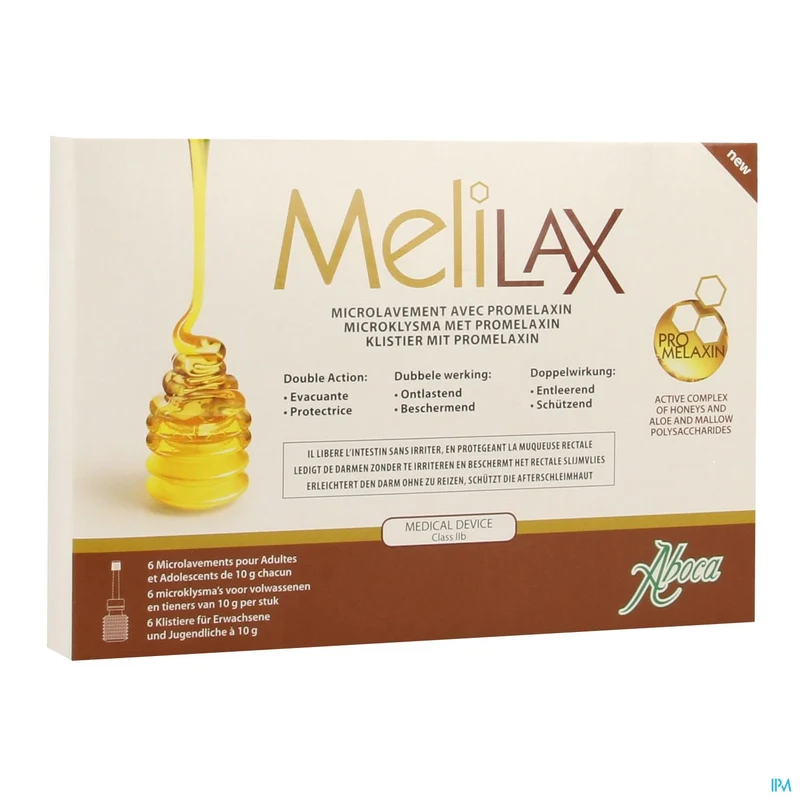 Aboca Melilax | 6x10g Microklysma | Darmregulator