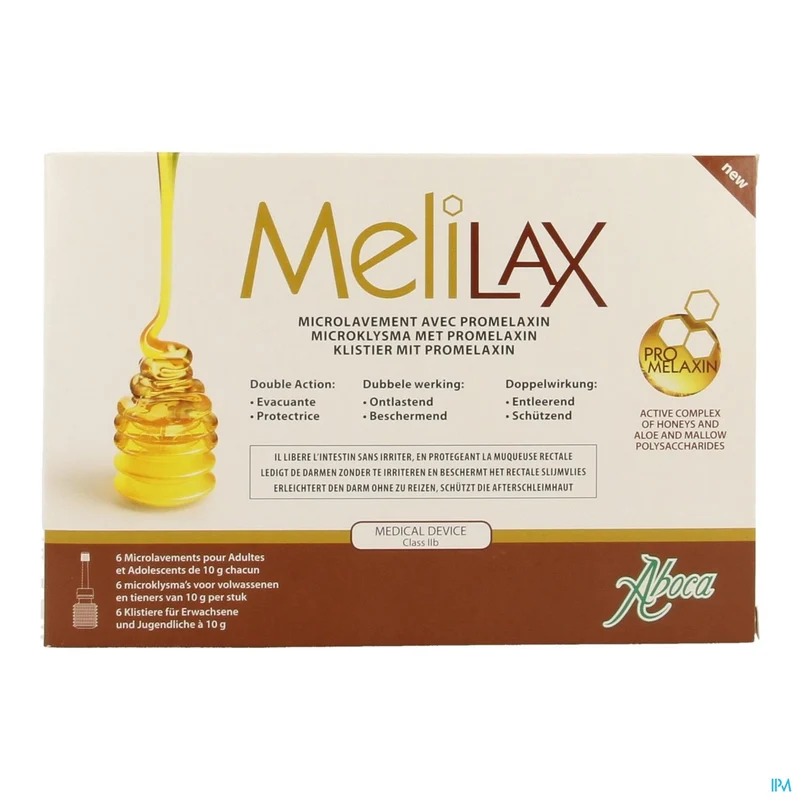 Aboca Melilax | 6x10g Microklysma | Darmregulator
