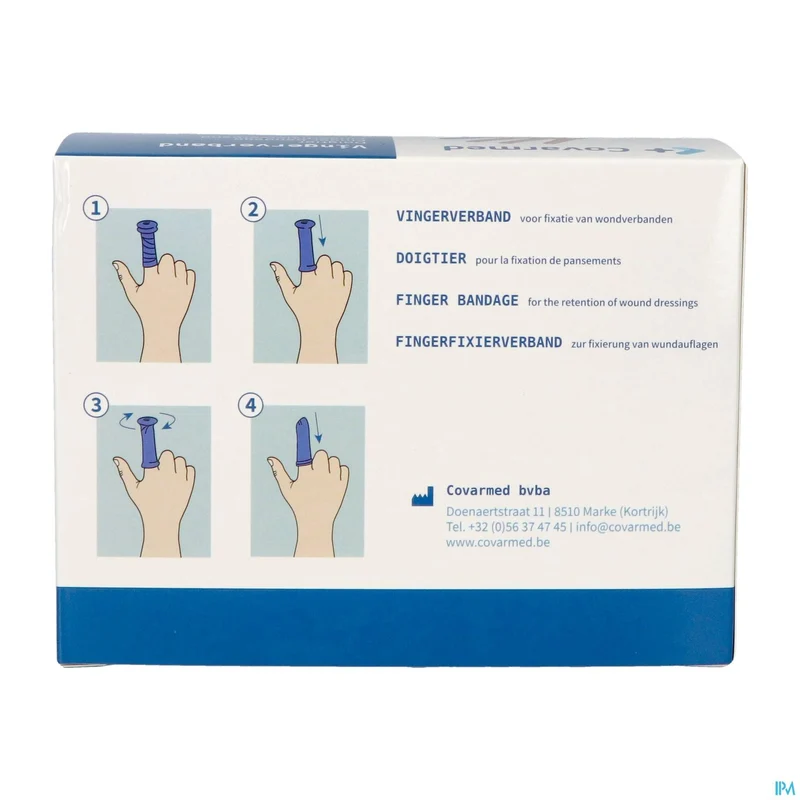 Finger Bob Large Blauw 50 Covarmed