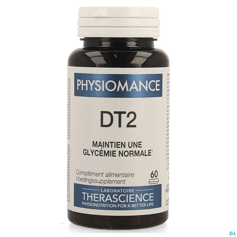 Physiomance DT2 Tabl 60 - Bloedsuikerspiegel Ondersteuning met Chromium & Polyfenolen