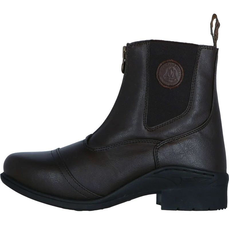 Mountain Horse Jodhpurs Veganza Zip Paddock Marron