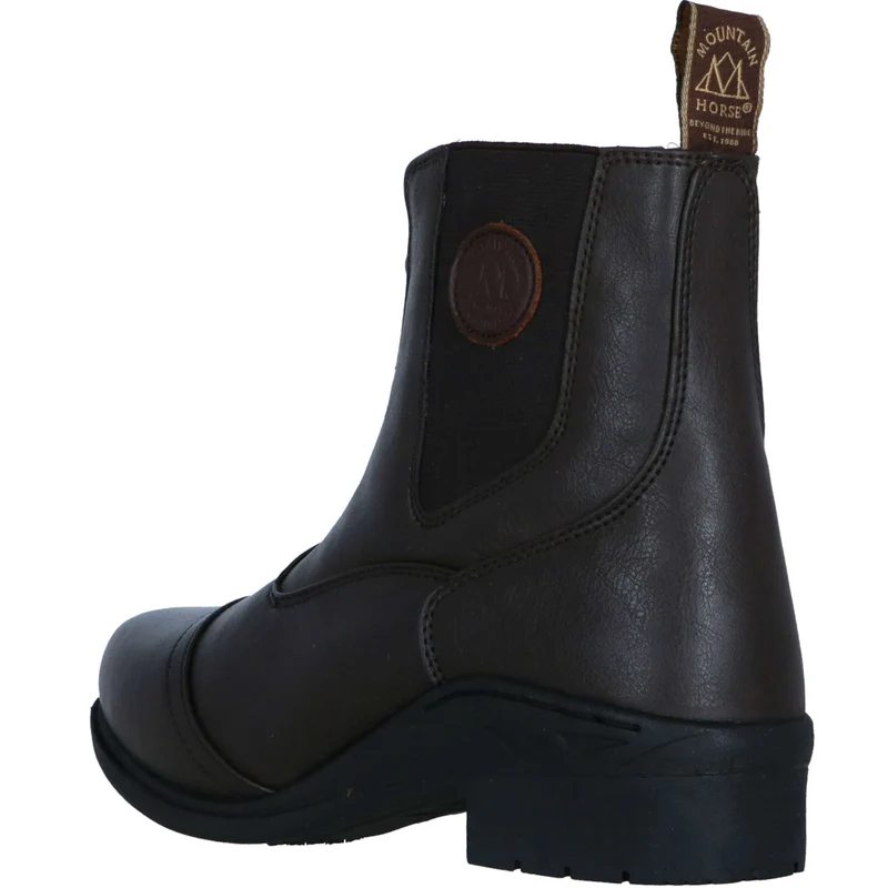 Mountain Horse Jodhpurs Veganza Zip Paddock Marron