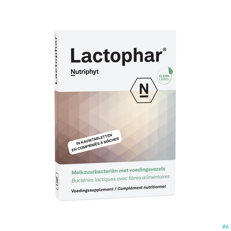 Lactophar Probiotica Tabletten | 4 Bacteriestammen & Prebiotica | Darmflora & Immuunsysteem