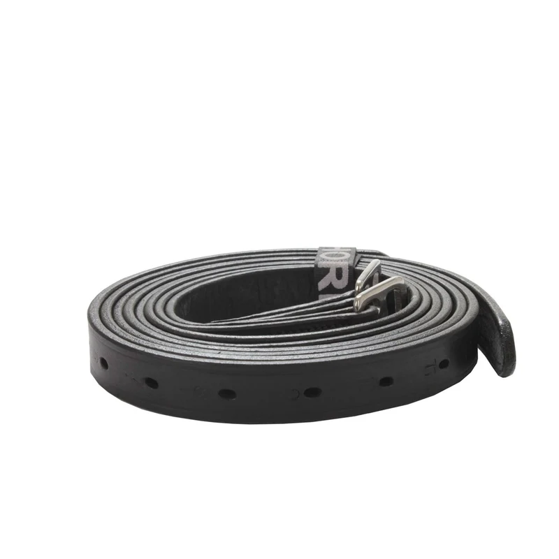 HORKA Étrivière Cuir Noir/Argent