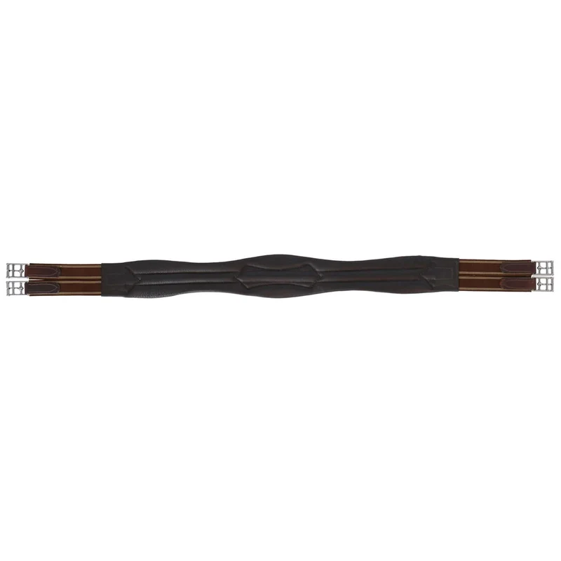 HORKA Sangle Polyvalente Cuir Marron/Argent
