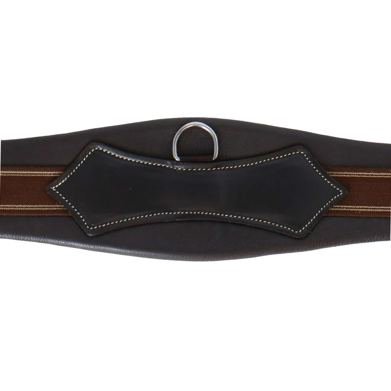 HORKA Sangle Polyvalente Cuir Marron/Argent