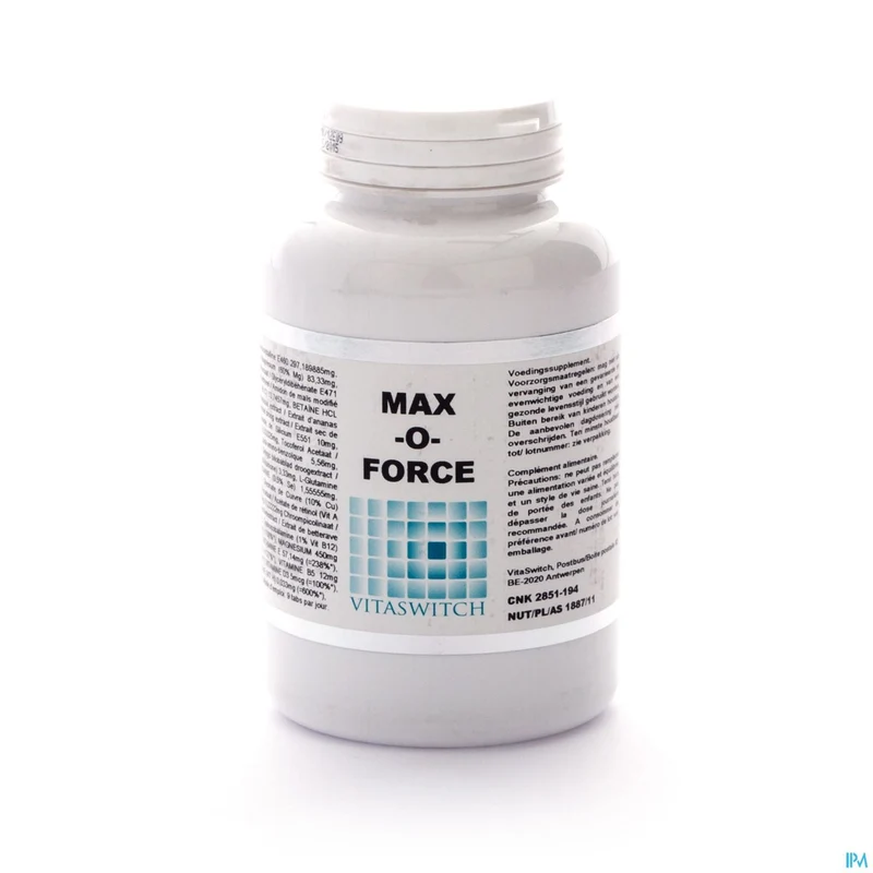 Max-o-force Tabl 300 | Compleet Vitaminen & Mineralen Supplement | 300 Tabletten