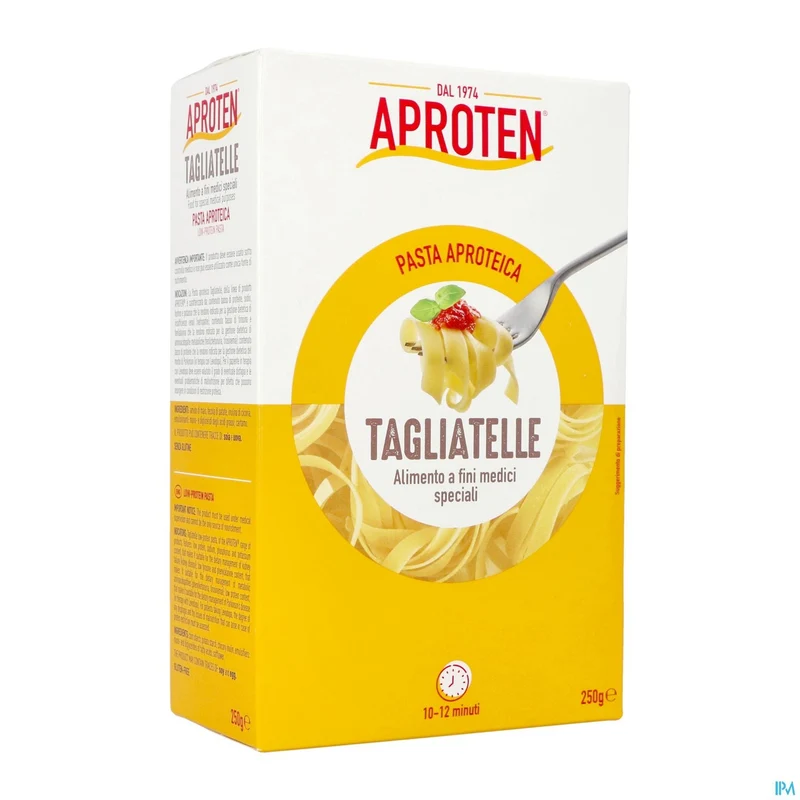 Revogan Aproten Tagliatelle 250g - Glutenvrije, eiwitarme pasta voor speciale diëten