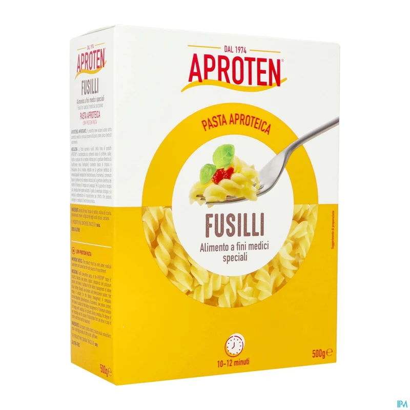 Revogan Aproten Fusilli | 500g eiwitarme pasta | Medisch dieet