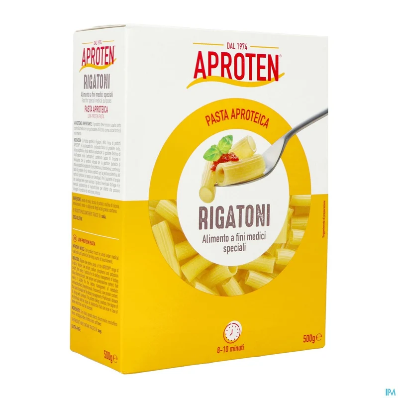 Revogan Aproten Rigatini 500g - Glutenvrije Pasta | Eiwitarm | Aminozuurarm