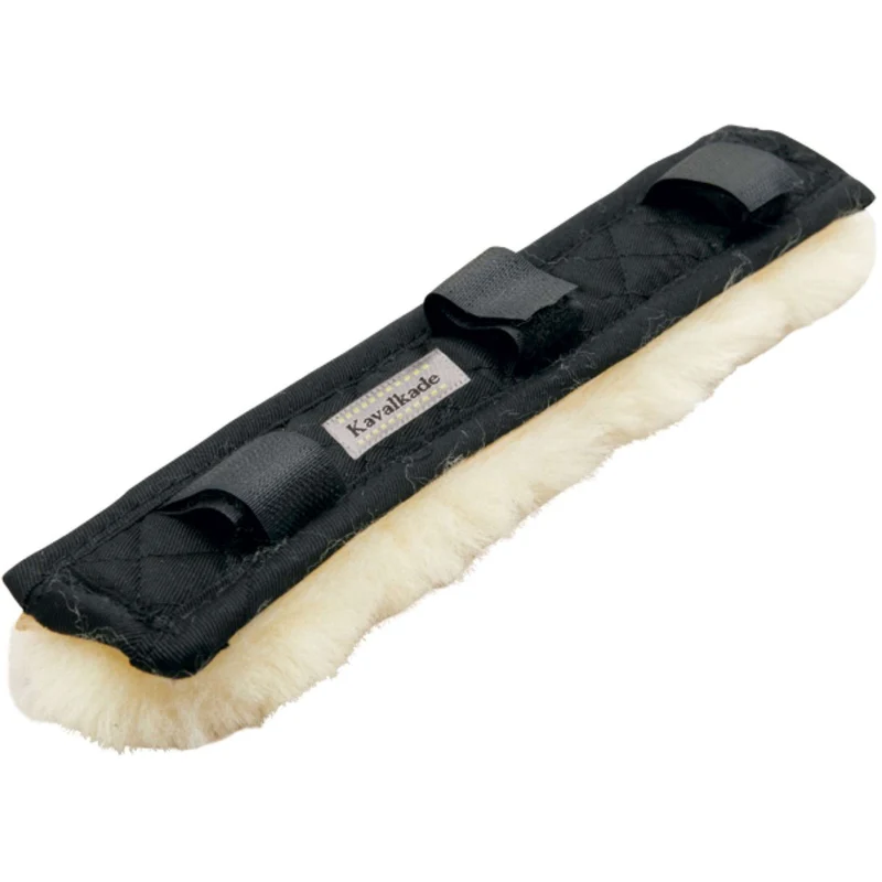 Kavalkade Tête et Nez Tapis Peau d'Agneau nature